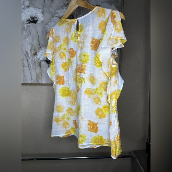 NWT - Counterparts - Floral Blouse - Golden Delight - Small - Picture 2 of 5